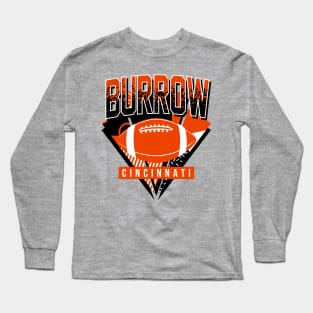 Vintage Cincinnati Football Burrow Long Sleeve T-Shirt